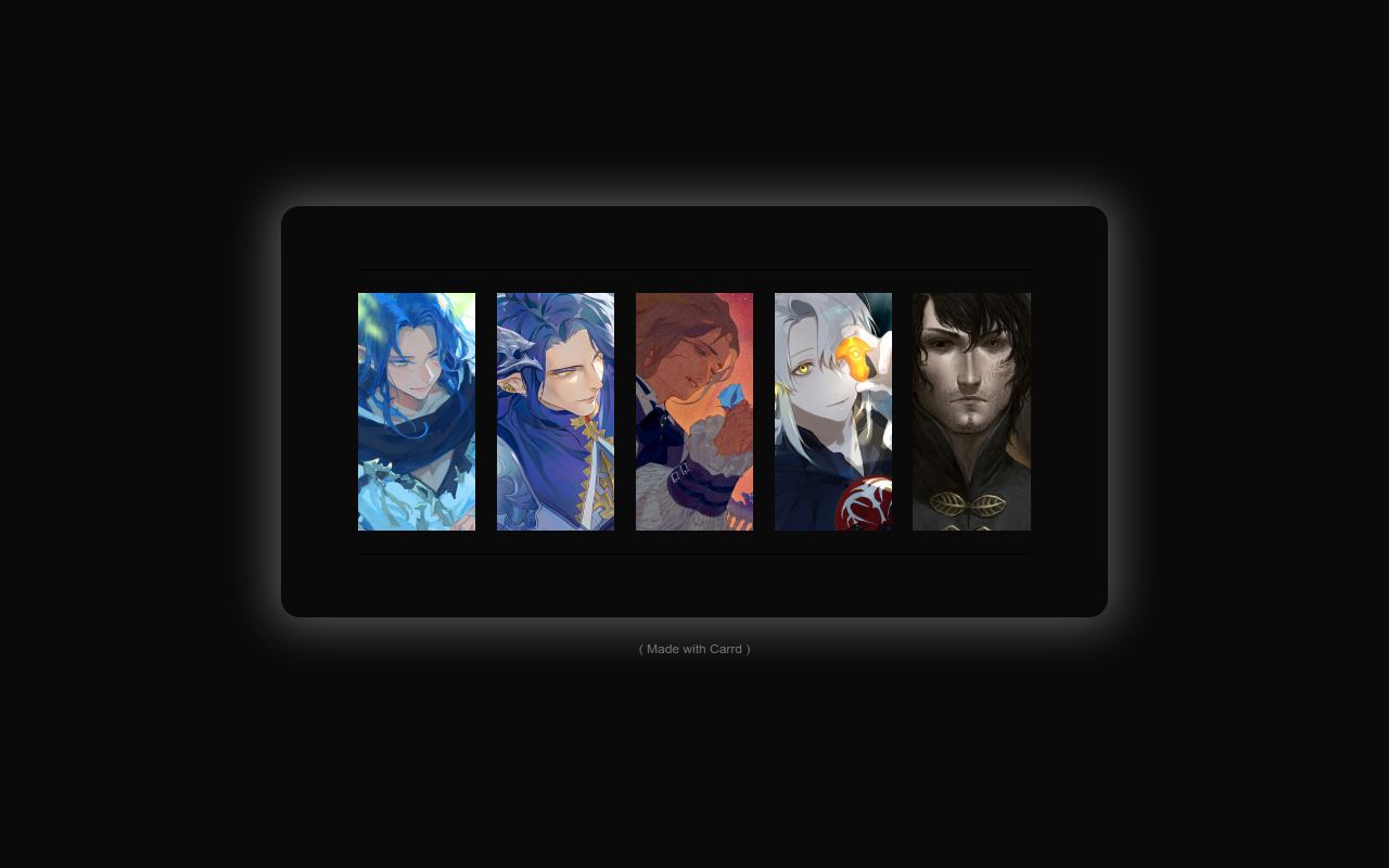 Carrd profile picture for @alter
